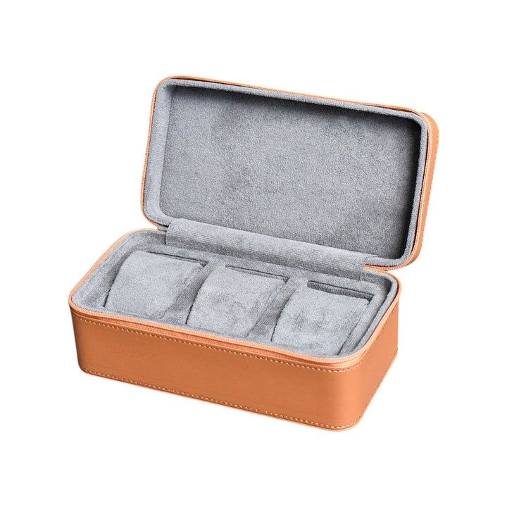 Étui pour montres en cuir ZIP - 3 montres