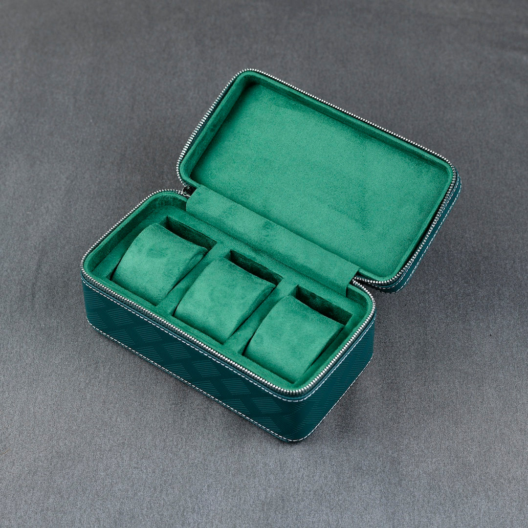 Coffret à montre cuir ZIP Premium - 3 montres