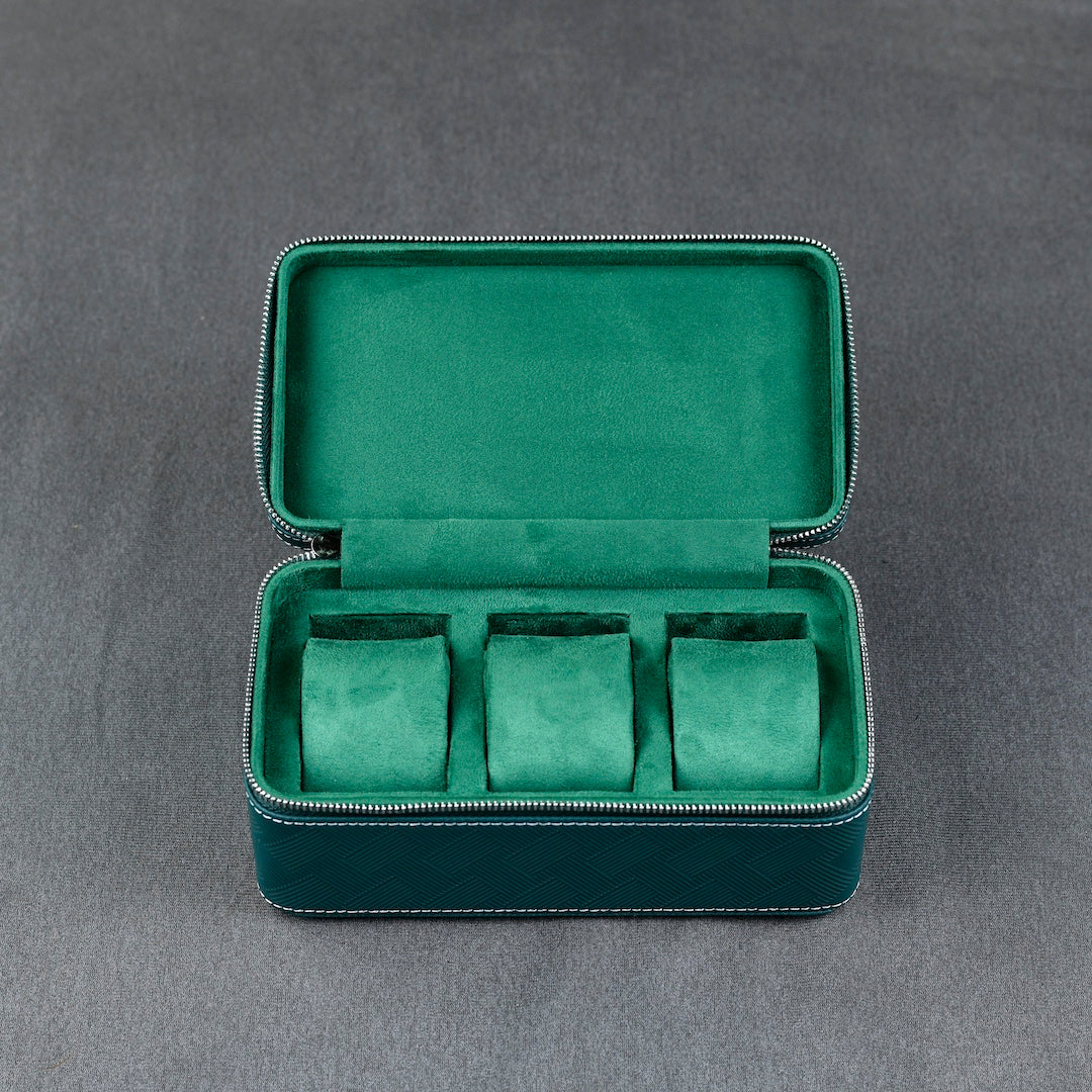 Coffret à montre cuir ZIP Premium - 3 montres