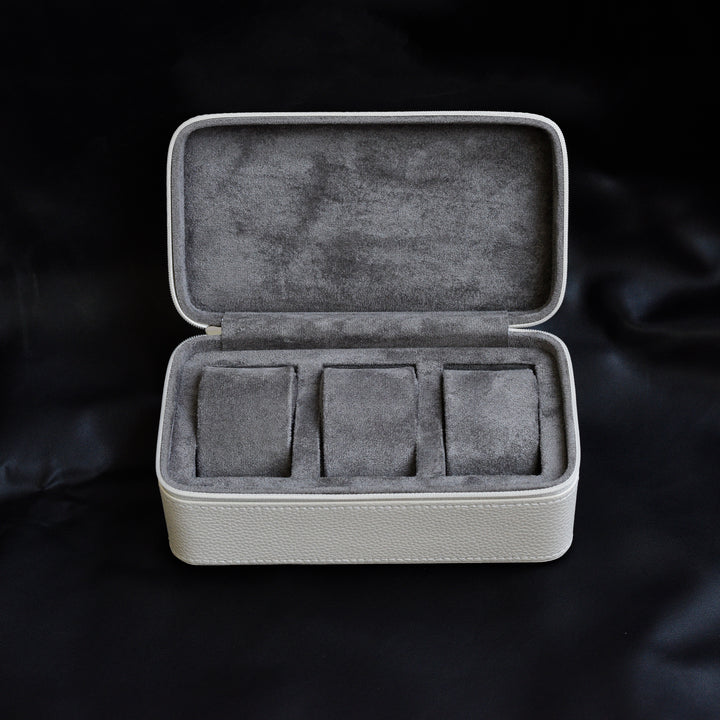 Étui pour montres en cuir ZIP - 3 montres