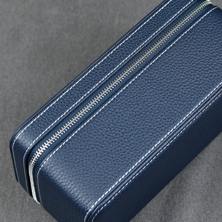 Leather Watch Case ZIP Premium - 3 Watches