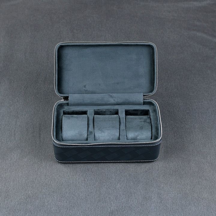 Leather Watch Case ZIP Premium - 3 Watches