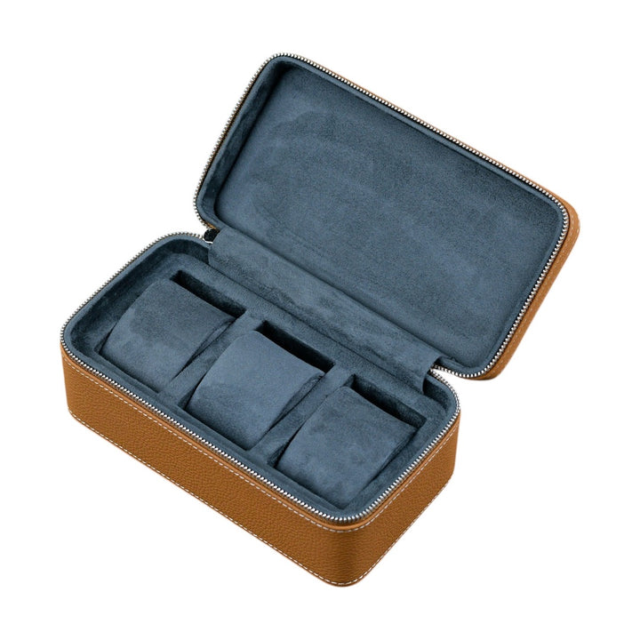 Leather Watch Case ZIP Premium - 3 Watches