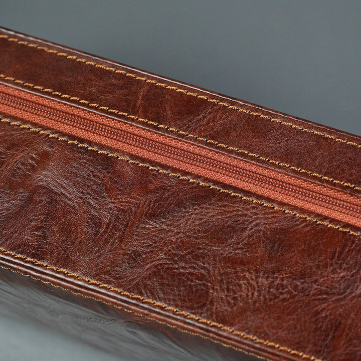 Leather Watch Case ZIP Premium - 3 Watches