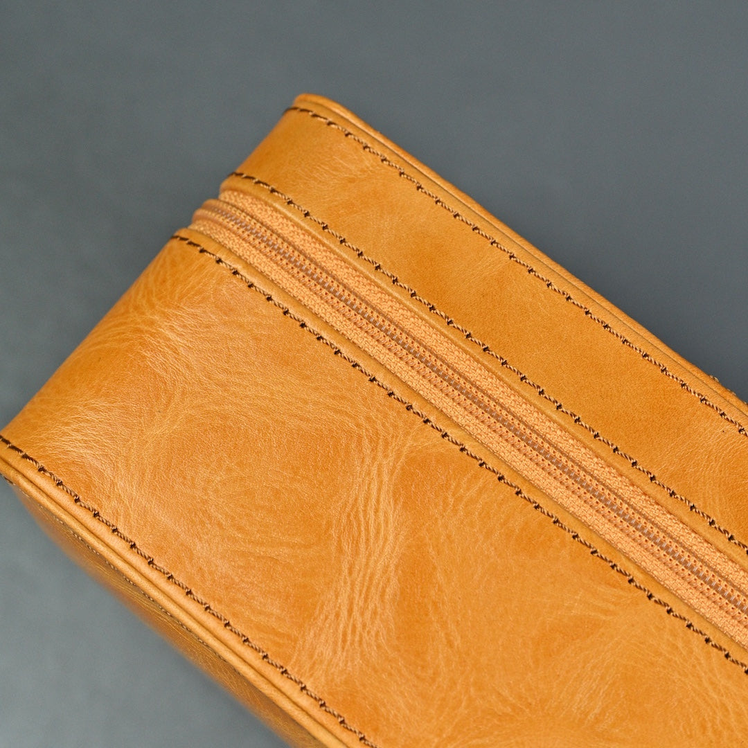 Leather Watch Case ZIP Premium - 3 Watches