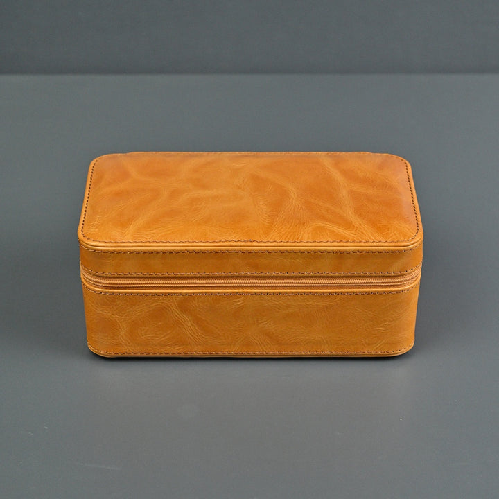Leather Watch Case ZIP Premium - 3 Watches