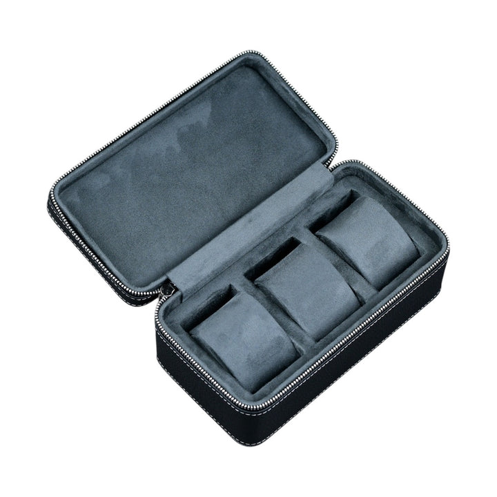 Leather Watch Case ZIP Premium - 3 Watches