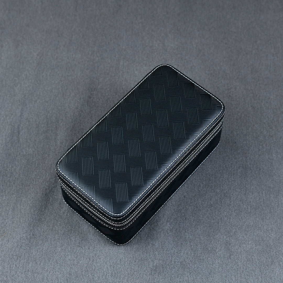 Leather Watch Case ZIP Premium - 3 Watches