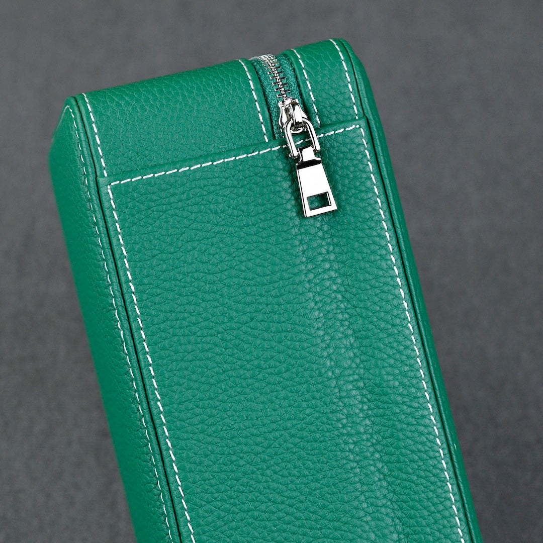 Leather Watch Case ZIP Premium - 3 Watches