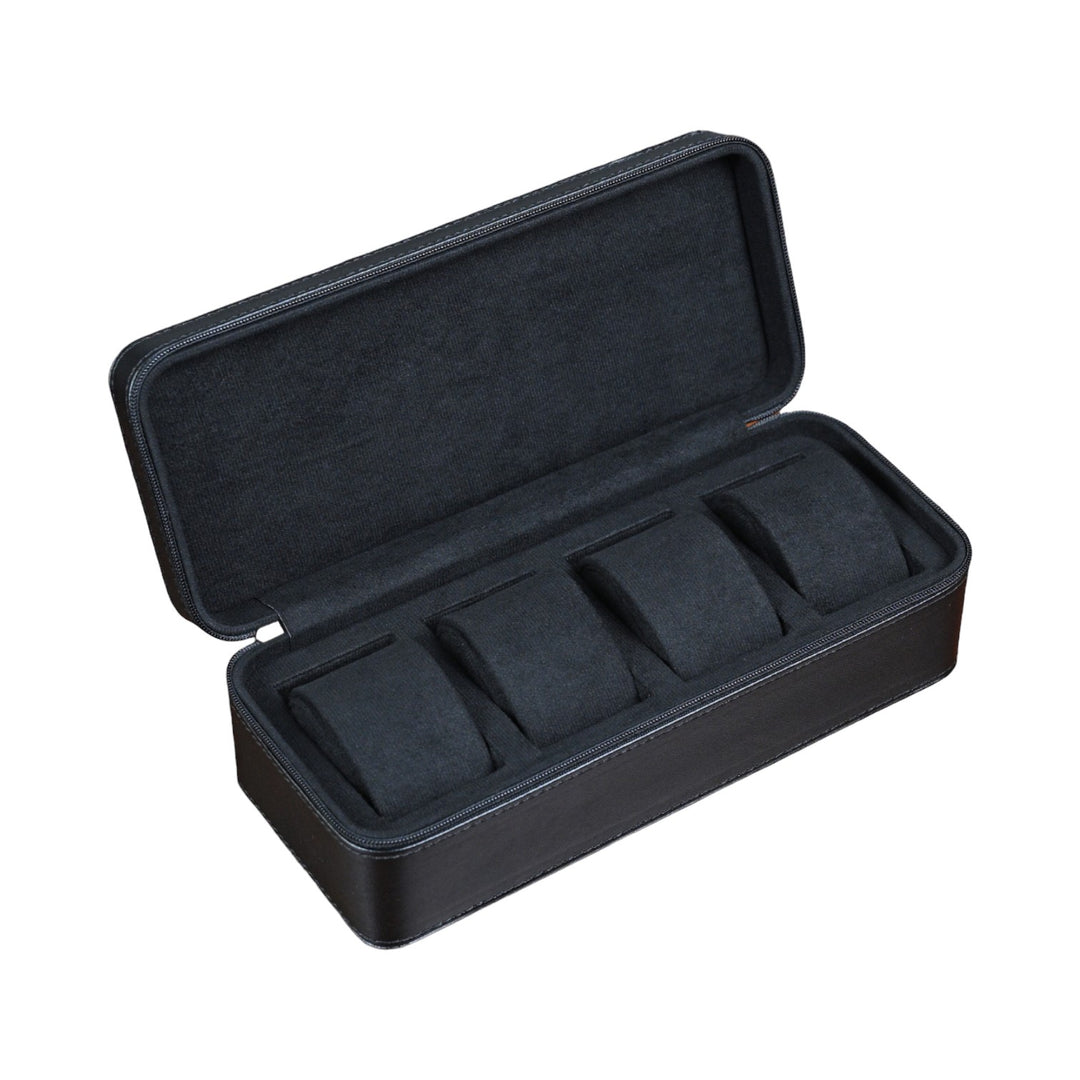 Leder-Uhrenetui ZIP - 4 Uhren